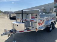 2026 N&N 7×12 INNO Dump Hydraulic Trailer – 2x 5200LBS Axles – w/Ramps Included – Galvanized | Bi-Weekly payments as low as 101$ OAC – WINNIPEG