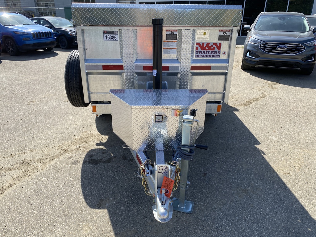 2026 N&N 5×10 INNO Dump Hydraulic Trailer – 2x 5200LBS Axles – Galvanized | Bi-Weekly payments as low as 81$ OAC – WINNIPEG