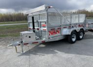 2026 N&N 6×12 INNO Dump Hydraulic Trailer – 2x 5200LBS Axles – w/Ramps Included –w/ 24in Mesh Kit – Galvanized | Bi-Weekly payments as low as 110$ OAC – WINNIPEG