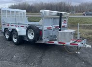 2026 N&N 6×12 INNO Dump Hydraulic Trailer – 2x 5200LBS Axles – w/Ladscape Gate – Galvanized | Bi-Weekly payments as low as 101$ OAC – WINNIPEG