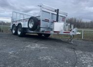 2026 N&N 6×12 INNO Dump Hydraulic Trailer – 2x 5200LBS Axles – w/Ladscape Gate – Galvanized | Bi-Weekly payments as low as 101$ OAC – WINNIPEG