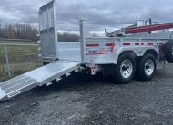 2026 N&N 6×12 INNO Dump Hydraulic Trailer – 2x 5200LBS Axles – w/Ladscape Gate – Galvanized | Bi-Weekly payments as low as 101$ OAC – WINNIPEG