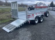 2026 N&N 6×12 INNO Dump Hydraulic Trailer – 2x 5200LBS Axles – w/Ladscape Gate – Galvanized | Bi-Weekly payments as low as 101$ OAC – WINNIPEG
