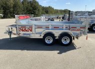 2026 N&N 6×12 INNO Dump Hydraulic Trailer – 2x 5200LBS Axles – w/Ramps Included – Galvanized | Bi-Weekly payments as low as 94$ OAC – WINNIPEG