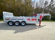 2027 N&N Torrent 7×16 Gooseneck HD Dump Hydraulic Trailer – Hydraulic Front Jack & Landscape Gate Option, 7GA / 12in Crossmembers floor upgrade – 3x 7000LBS Axles – Galvanized – Edmonton