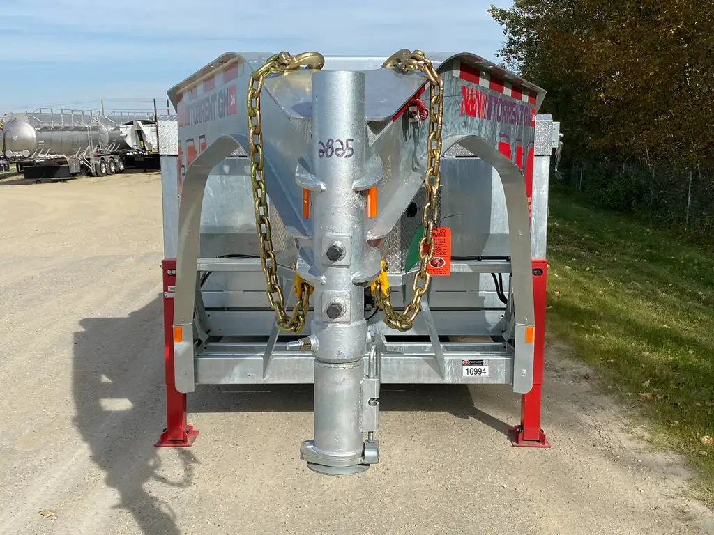 2027 N&N Torrent 7×16 Gooseneck HD Dump Hydraulic Trailer – Hydraulic Front Jack & Landscape Gate Option, 7GA / 12in Crossmembers floor upgrade – 3x 7000LBS Axles – Galvanized – Edmonton