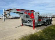 2027 N&N Torrent 7×16 Gooseneck HD Dump Hydraulic Trailer – Hydraulic Front Jack & Landscape Gate Option, 7GA / 12in Crossmembers floor upgrade – 3x 7000LBS Axles – Galvanized – Edmonton
