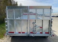 2027 N&N Torrent 7×16 Gooseneck HD Dump Hydraulic Trailer – Hydraulic Front Jack & Landscape Gate Option, 7GA / 12in Crossmembers floor upgrade – 3x 7000LBS Axles – Galvanized – Edmonton
