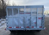 2026 N&N 7×16 Gooseneck HD Dump Hydraulic Trailer – Hydraulic Front Jack & Landscape Gate Option – 3x 7000LBS Axles – Galvanized – Edmonton