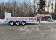2026 N&N 7×16 Gooseneck HD Dump Hydraulic Trailer – Hydraulic Front Jack & Landscape Gate Option – 3x 7000LBS Axles – Galvanized – Edmonton