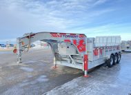 2026 N&N 7×16 Gooseneck HD Dump Hydraulic Trailer – Hydraulic Front Jack & Landscape Gate Option – 3x 7000LBS Axles – Galvanized – Edmonton
