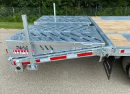 2026 BUFFALO PREMIUM 27’+5′ GOOSENECK DECKOVER TRAILER HUTCH TYPE SUSPENSION– 2x 16,000 lbs AXLES ELEC/ OVER HYDRAULICS, DUAL-WHEEL, WITH HYDRAULICS JACKS & HYDRAULIC FLIP OVER RAMPS – GALVANIZED