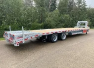2026 BUFFALO PREMIUM 30’+5′ GOOSENECK DECKOVER TRAILER HUTCH TYPE SUSPENSION– 2x 16,000 lbs AXLES ELEC/ OVER HYDRAULICS, DUAL-WHEEL, WITH HYDRAULICS JACKS & HYDRAULIC FLIP OVER RAMPS – GALVANIZED – EDMONTON