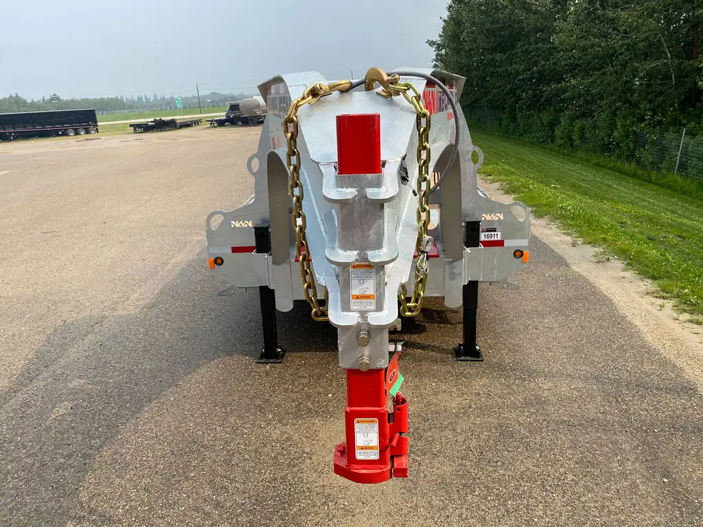 2026 BUFFALO PREMIUM 30’+5′ GOOSENECK DECKOVER TRAILER HUTCH TYPE SUSPENSION– 2x 16,000 lbs AXLES ELEC/ OVER HYDRAULICS, DUAL-WHEEL, WITH HYDRAULICS JACKS & HYDRAULIC FLIP OVER RAMPS – GALVANIZED – EDMONTON