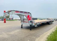 2026 BUFFALO PREMIUM 30’+5′ GOOSENECK DECKOVER TRAILER HUTCH TYPE SUSPENSION– 2x 16,000 lbs AXLES ELEC/ OVER HYDRAULICS, DUAL-WHEEL, WITH HYDRAULICS JACKS & HYDRAULIC FLIP OVER RAMPS – GALVANIZED – EDMONTON