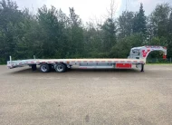 2026 BUFFALO PREMIUM 30’+5′ GOOSENECK DECKOVER TRAILER HUTCH TYPE SUSPENSION– 2x 16,000 lbs AXLES ELEC/ OVER HYDRAULICS, DUAL-WHEEL, WITH HYDRAULICS JACKS & HYDRAULIC FLIP OVER RAMPS – GALVANIZED – EDMONTON