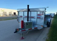2027 N&N Torrent 7X16 HD Hydraulic Dump Trailer – 2x10000lbs Axles W/Spare Mount & Tarp Bar – 12K Hydraulic Front Jack – Galvanized – Edmonton