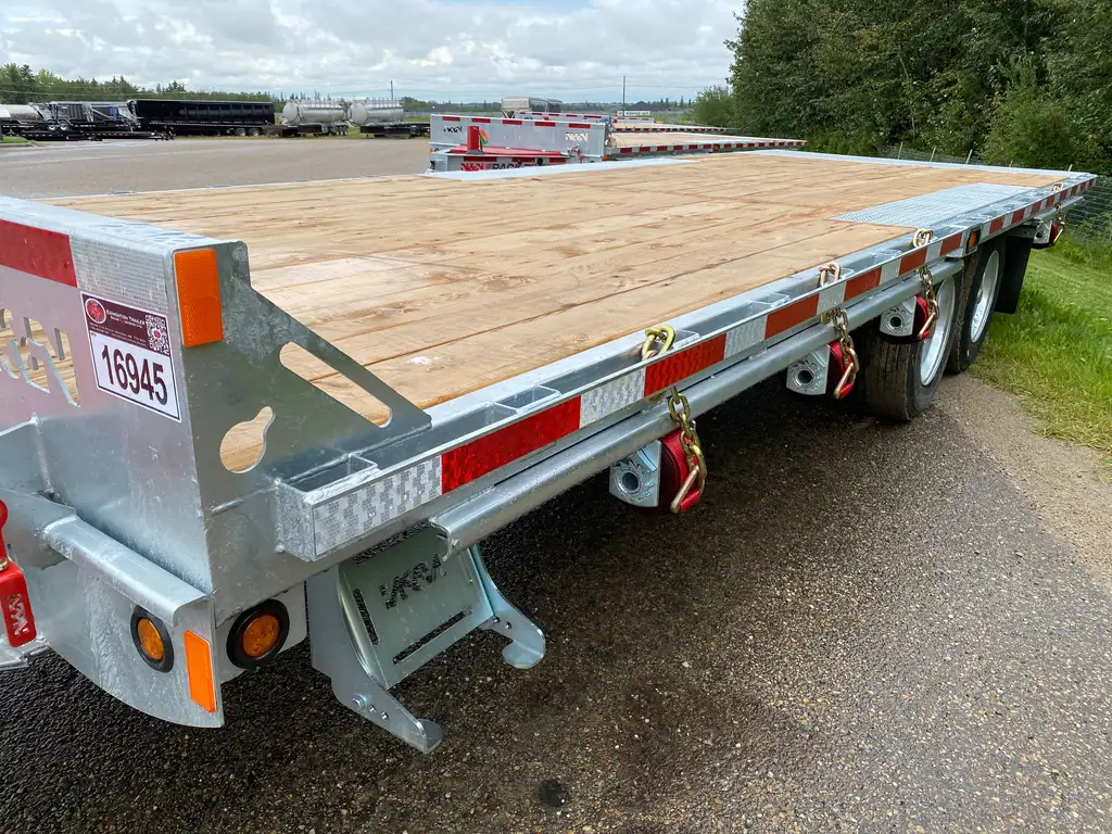 2027 N&N 102″ x 24 PACK H8 TILT DECKOVER TILT BUMPER PULL W/ 2×10,000 LBS AXLES ELEC/OVER HYDRAULICS BRAKES, HYDRAULIC JACKS – GALVANIZED – EDMONTON