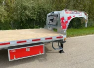2027 N&N BUFFALO MAX 27’’+5′ GOOSENECK DECKOVER TRAILER – 2x 16,000 lbs AXLES ELEC/ OVER HYDRAULICS, DUAL-WHEEL, WITH HYDRAULICS JACKS – GALVANIZED – EDMONTON