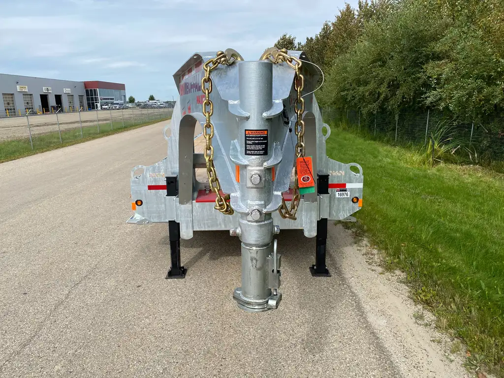 2027 N&N BUFFALO MAX 27’’+5′ GOOSENECK DECKOVER TRAILER – 2x 16,000 lbs AXLES ELEC/ OVER HYDRAULICS, DUAL-WHEEL, WITH HYDRAULICS JACKS – GALVANIZED – EDMONTON