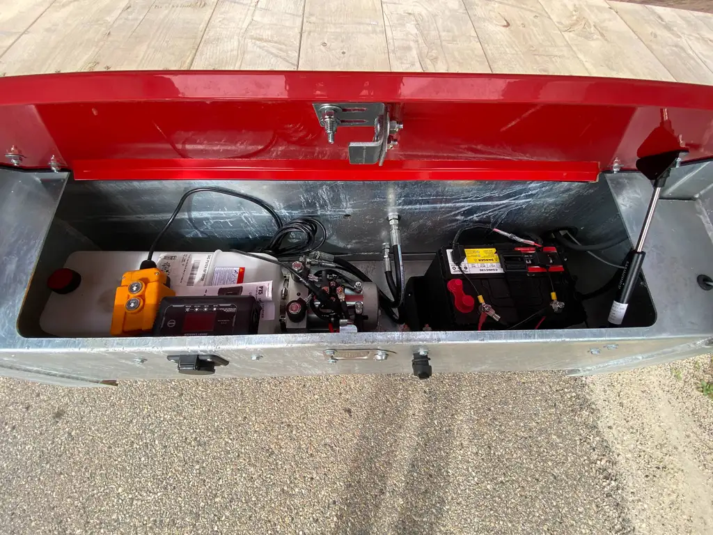 2027 N&N BUFFALO MAX 27’’+5′ GOOSENECK DECKOVER TRAILER – 2x 16,000 lbs AXLES ELEC/ OVER HYDRAULICS, DUAL-WHEEL, WITH HYDRAULICS JACKS – GALVANIZED – EDMONTON