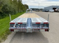 2027 N&N BUFFALO MAX 27’’+5′ GOOSENECK DECKOVER TRAILER – 2x 16,000 lbs AXLES ELEC/ OVER HYDRAULICS, DUAL-WHEEL, WITH HYDRAULICS JACKS – GALVANIZED – EDMONTON