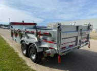 2027 N&N Torrent 7X14 HD Hydraulic Dump Trailer – 2x700lbs Axles W/Spare Mount & Tarp Bar – 12K Hydraulic Front Jack – Galvanized – LETHBRIDGE