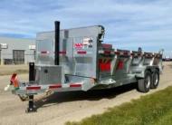2027 N&N Torrent 7X14 HD Hydraulic Dump Trailer – 2x700lbs Axles W/Spare Mount & Tarp Bar – 12K Hydraulic Front Jack – Galvanized – LETHBRIDGE