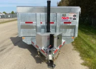 2027 N&N Torrent 7X14 HD Hydraulic Dump Trailer – 2x700lbs Axles W/Spare Mount & Tarp Bar – 12K Hydraulic Front Jack – Galvanized – LETHBRIDGE