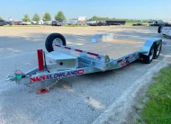 2027 N&N 7X20 LOWLAND C6 FULL HYDRAULIC TILT TRAILER – 4IN DROP 2X7000LBS AXLE – HYDRAULIC FRONT JACK – EQUIPMENT TRAILER, FLATBED – GALVANIZED – LETHBRIDGE