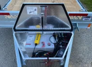 2027 N&N 7X20 LOWLAND C6 FULL HYDRAULIC TILT TRAILER – 4IN DROP 2X7000LBS AXLE – HYDRAULIC FRONT JACK – EQUIPMENT TRAILER, FLATBED – GALVANIZED – LETHBRIDGE