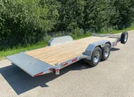 2027 N&N 7X20 LOWLAND C6 FULL HYDRAULIC TILT TRAILER – 4IN DROP 2X7000LBS AXLE – EQUIPMENT TRAILER, FLATBED – GALVANIZED – LETHBRIDGE