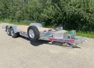 2027 N&N 7X20 LOWLAND C6 FULL HYDRAULIC TILT TRAILER – 4IN DROP 2X7000LBS AXLE – HYDRAULIC FRONT JACK – EQUIPMENT TRAILER, FLATBED – GALVANIZED – WINNIPEG