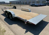 2027 N&N 7X20 LOWLAND C6 FULL HYDRAULIC TILT TRAILER – 4IN DROP 2X7000LBS AXLE – HYDRAULIC FRONT JACK – EQUIPMENT TRAILER, FLATBED – GALVANIZED – WINNIPEG