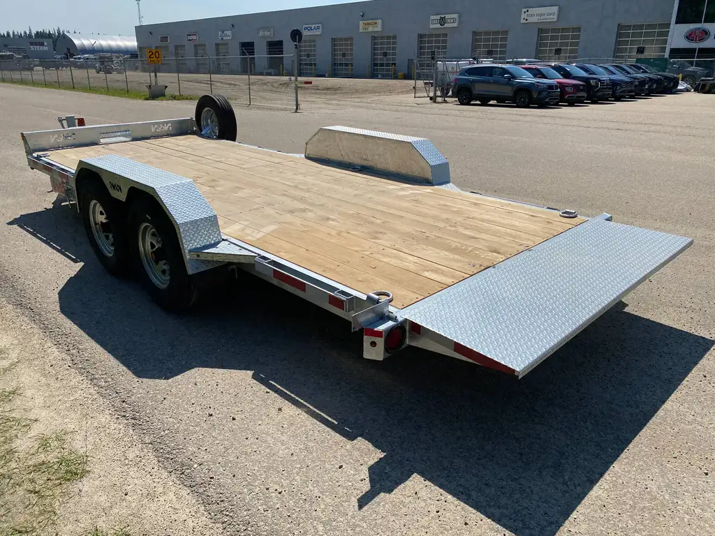 2027 N&N 7X20 LOWLAND C6 FULL HYDRAULIC TILT TRAILER – 4IN DROP 2X7000LBS AXLE – HYDRAULIC FRONT JACK – EQUIPMENT TRAILER, FLATBED – GALVANIZED – WINNIPEG