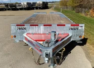 2027 N&N RHINO JUNIOR 22′ + 5′ DECKOVER 3X7 000LBS AXLES SINGLE WHEEL, 5FT BEAVER TALE W/ FLIP OVER RAMP – GALVANIZED – EDMONTON