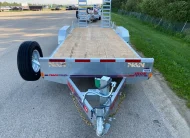 2027 N&N 7×20 LOWBED EQUIPMENT CAR HAULER TRAILER – IRON C8 2X7000LBS AXLES – FLATBED – GALVANIZED – WINNIPEG