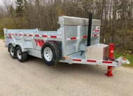 2027 N&N Torrent 7X14 HD Hydraulic Dump Trailer – 2x700lbs Axles W/Spare Mount & Tarp Bar – 12K Hydraulic Front Jack – Galvanized – EDMONTON