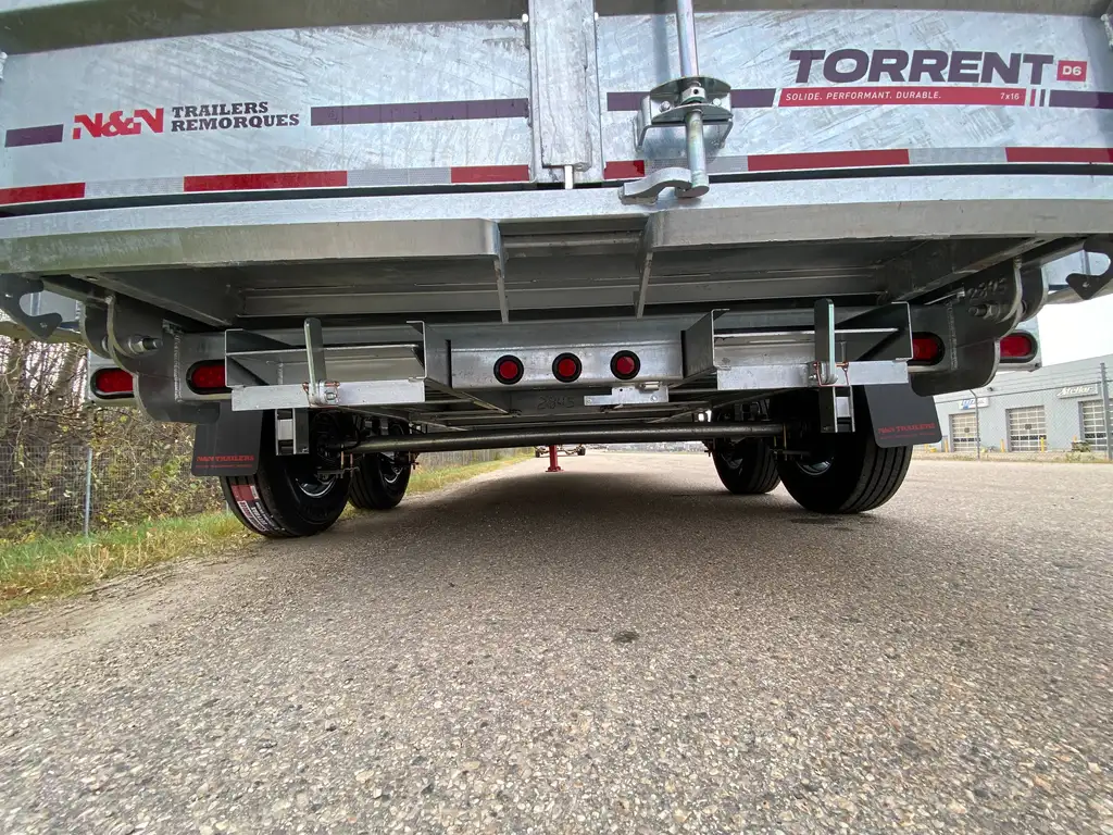 2027 N&N Torrent 7X14 HD Hydraulic Dump Trailer – 2x700lbs Axles W/Spare Mount & Tarp Bar – 12K Hydraulic Front Jack – Galvanized – EDMONTON