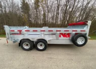 2027 N&N Torrent 7X14 HD Hydraulic Dump Trailer – 2x700lbs Axles W/Spare Mount & Tarp Bar – 12K Hydraulic Front Jack – Galvanized – EDMONTON