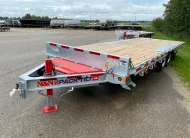 2027 N&N 102″ X 24 PACK H8 TILT DECKOVER TILT BUMPER PULL W/ 2×7,000 LBS AXLES – GALVANIZED – EDMONTON